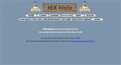 Desktop Screenshot of henhousecrafts.net